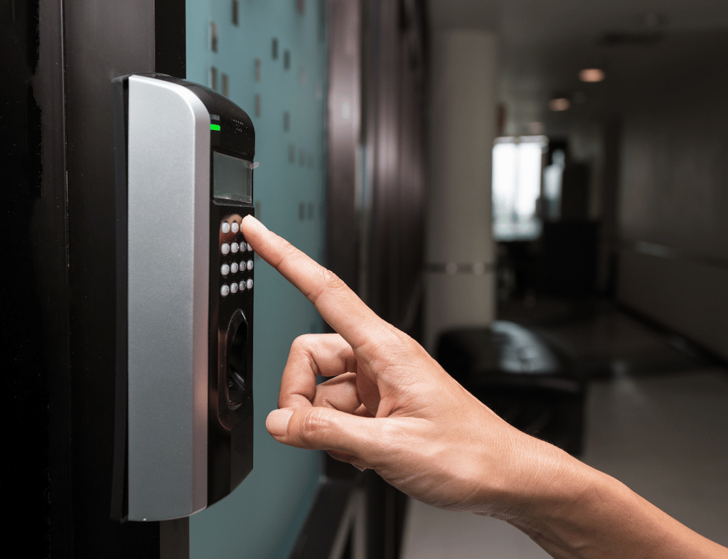Keypad access control panel
